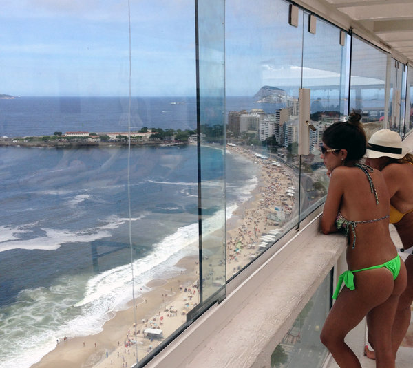 Copacabana Beach Rio de Janeiro Brazil