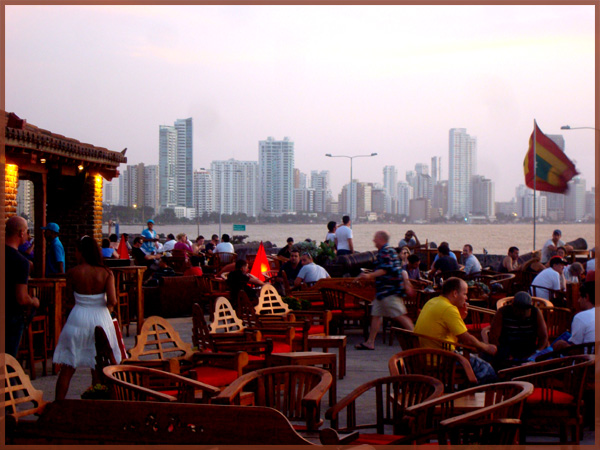 Cafe del Mar in Cartagena, Colombia