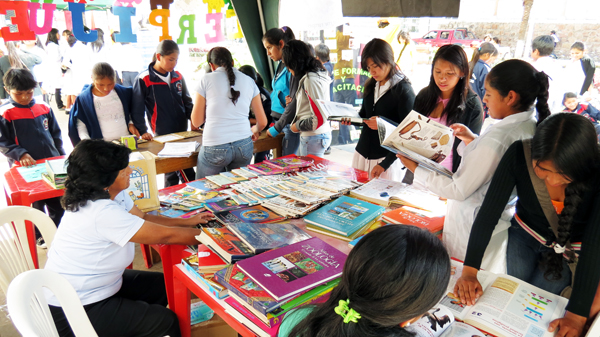 La Feria de La Lectura in Sucre Bolivia