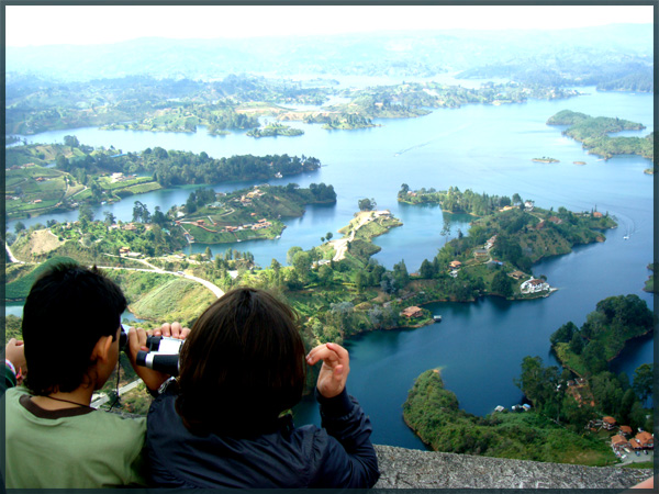 View of Guatape from La Piedra