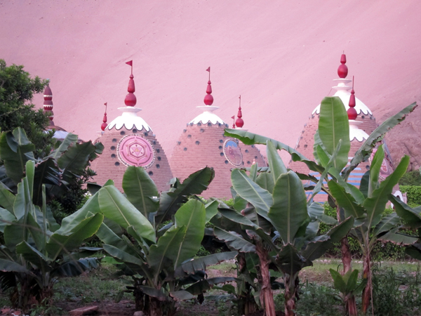 The Trulys at the Eco Truly Park Hare Krishna Community outside Lima, Peru