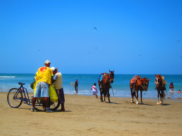 Beach in Mancora Peru