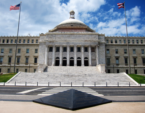 The Capital Building in Old San Juan Puerto Rico