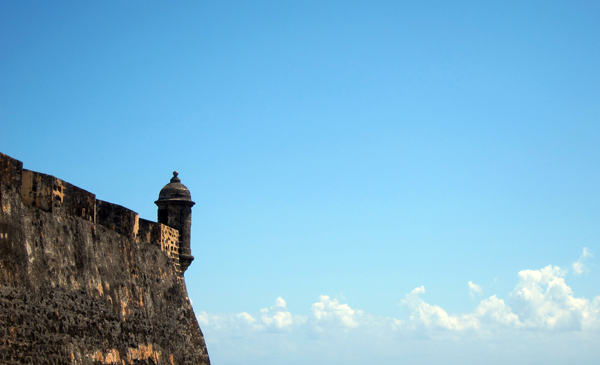 The Castle Walls of Old San Juan Puerto Rico