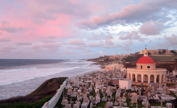 Santa María Magdalena de Pazzis Cemetery in Old San Juan Puerto Rico