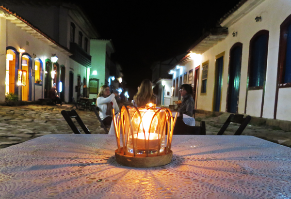 Paraty Photos - Restaurants in the Street