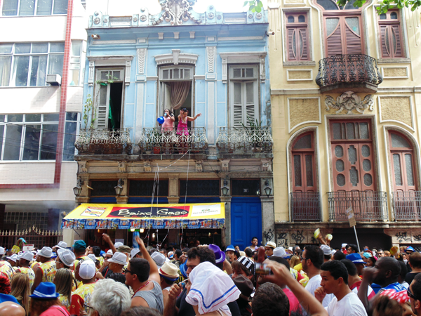 Pre-Carnival Bloco Party Preparing for Brazil Carnival 2014