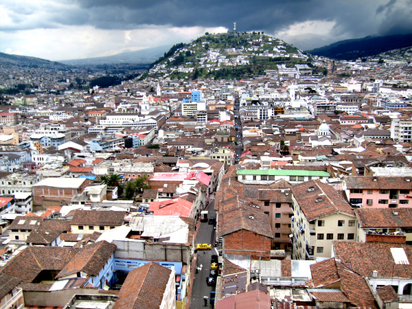 A view of Quito, Ecuador