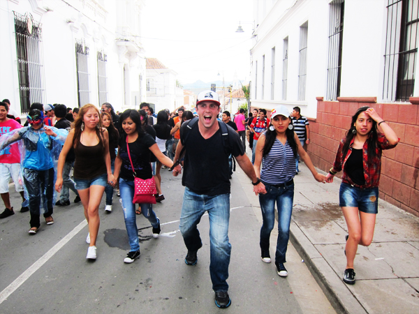 Carnival Celebration in Sucre, Bolivia