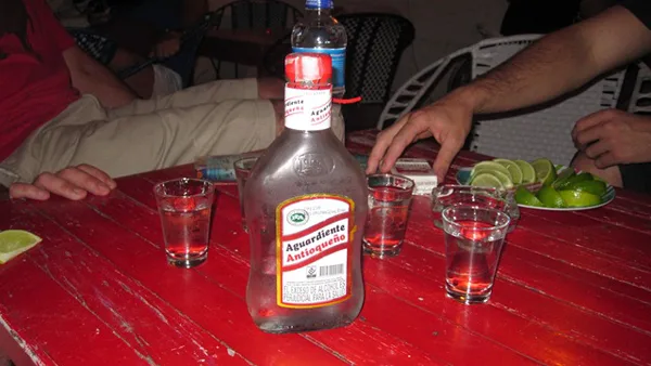 Popular Drink of Colombia: Aguardiente
