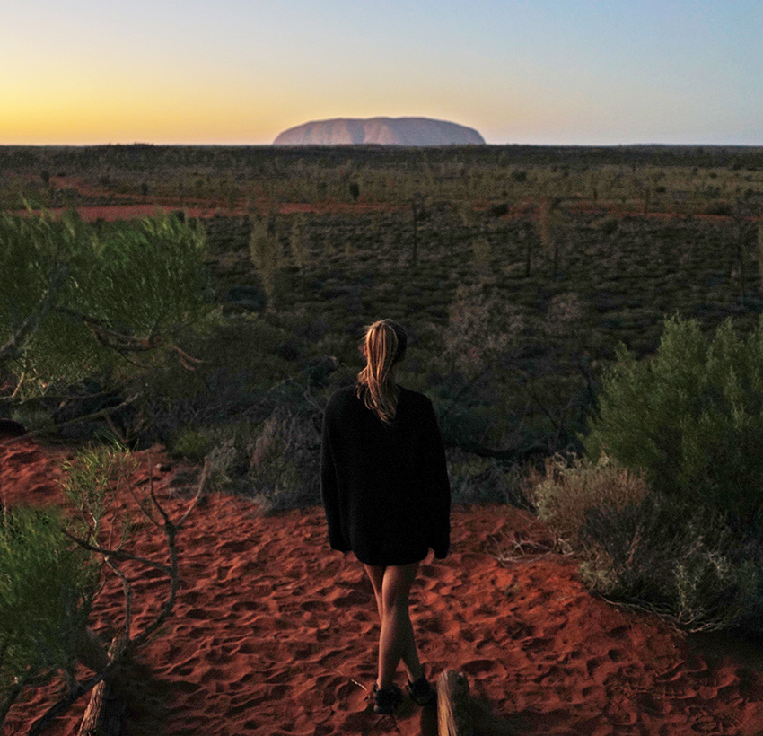 Sunrise at Uluru