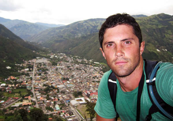 View of Banos Ecuador