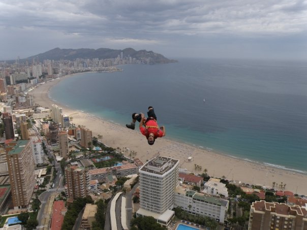 Base Jumping in Benidorm