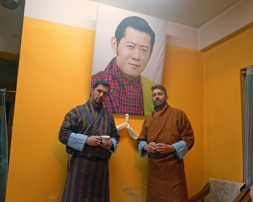 King of Bhutan with Clint & I