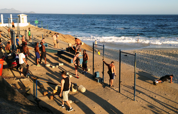 Fitness in Rio de Janeiro, Brazil