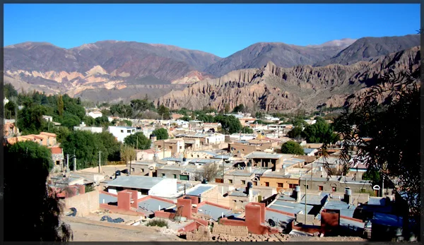 View of Tilcara, Argentina View of Tilcara, Argentina