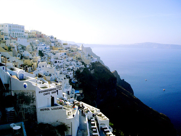 Holiday in Santorini Greece