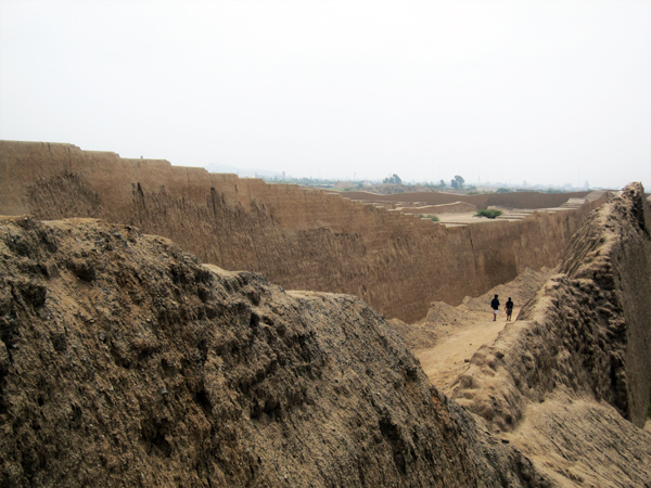 Tschudi Palace Entrance at Chan Chan Ruins in Trujillo, Peru