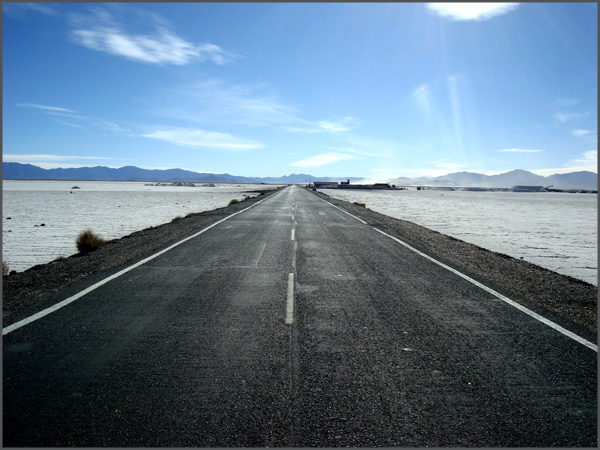 Road to the Salinas Grandes in Jujuy Argentina