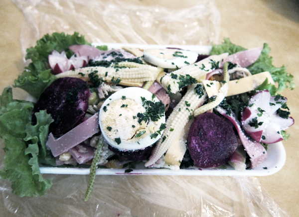 Fiambre (like chef salad) - A traditional dish on Dia de Los Muertos in Guatemala