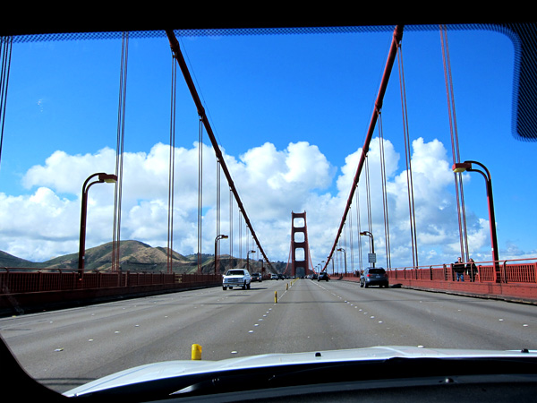 The Golden Gate Bridge in San Francisco California