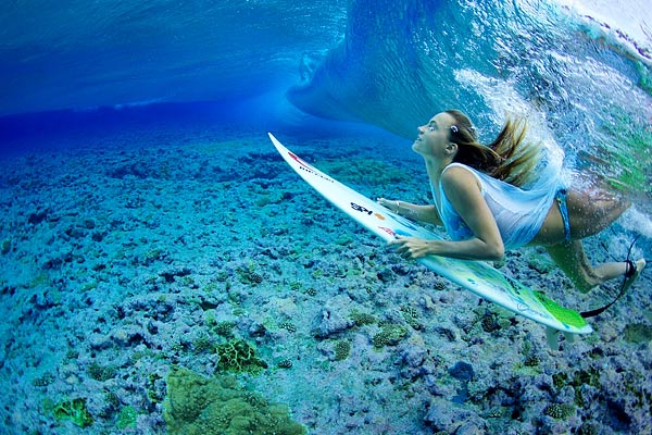 Surfing in Hawaii