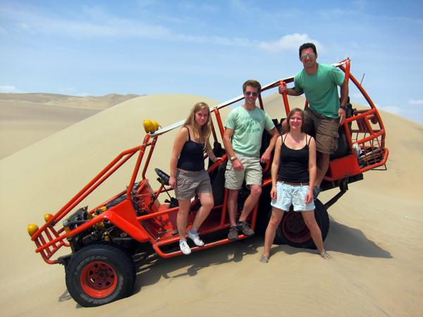 Sandboarding in Huacachina Peru