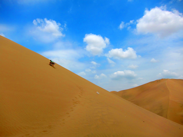 Sandboarding in Huacachina Peru