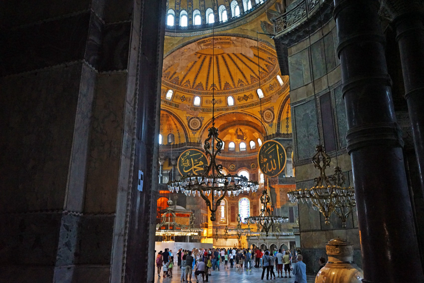 Hagia Sophia in Istanbul Turkey