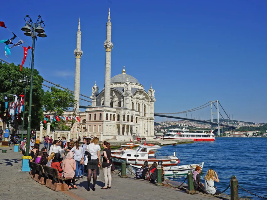 Ortakoy Waterfront in Istanbul