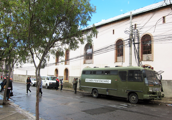 San Pedro Prison in La Paz, Bolivia