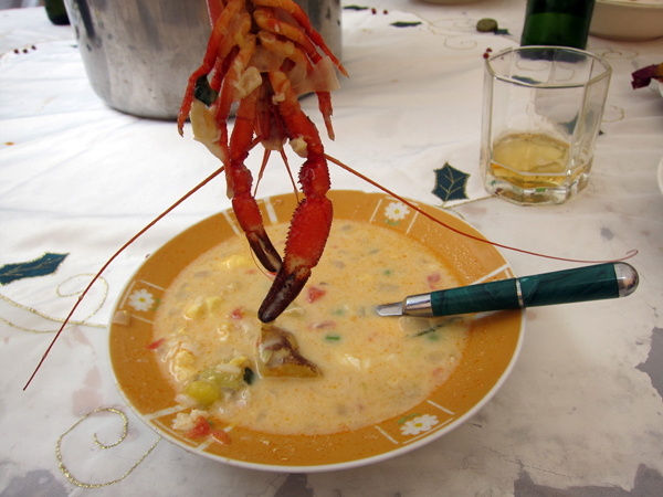 Traditional Peruvian Cuisine - Chupe de Camarones (Shrimp Stew)