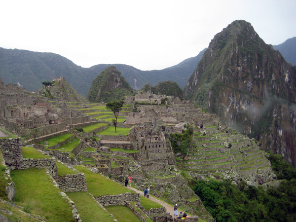 First Glimpse of Machu Picchu