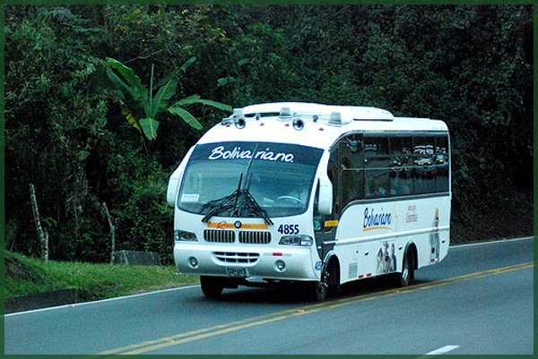 Bolivariano Bus from Bogota to Medellin, Colombia