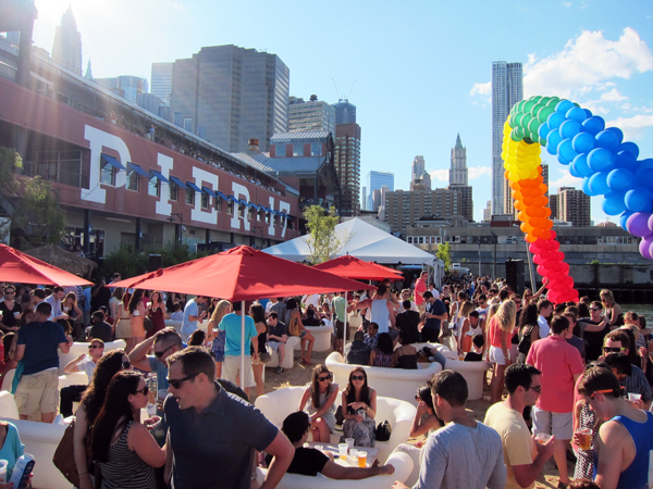 The Beekman Beer Garden at Seaport in New York City