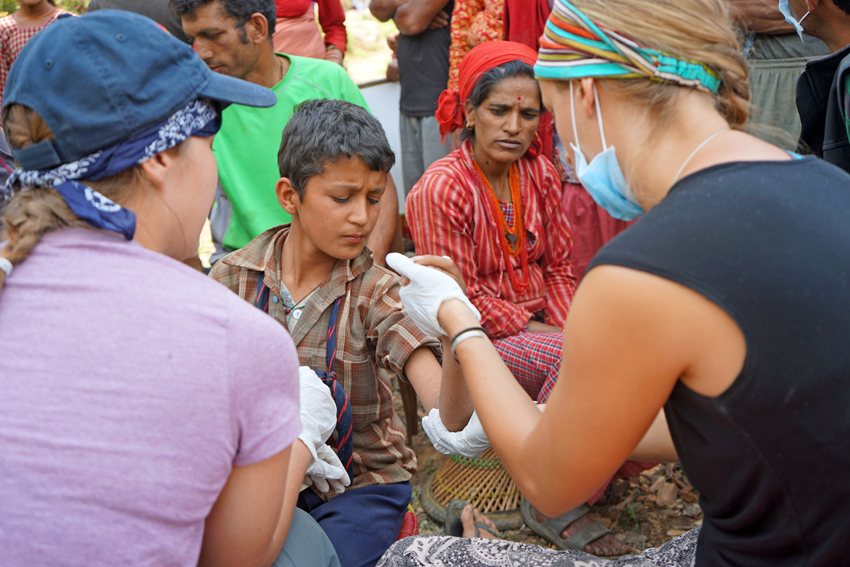 Nepal Earthquake Relief - Medical Tent