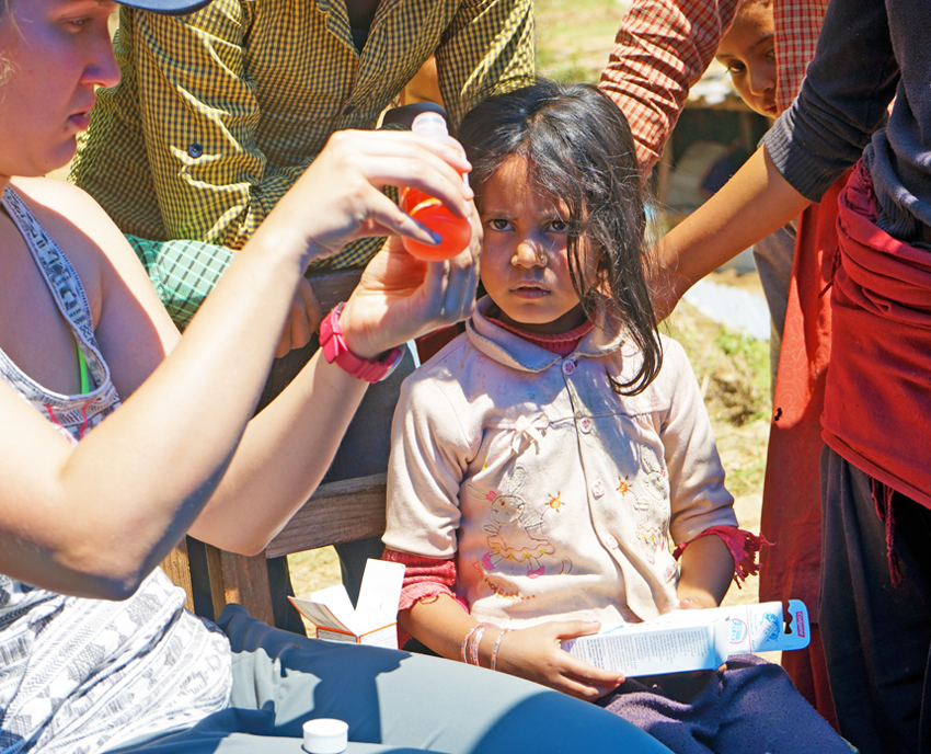 Nepal Earthquake Relief - Medical Tent