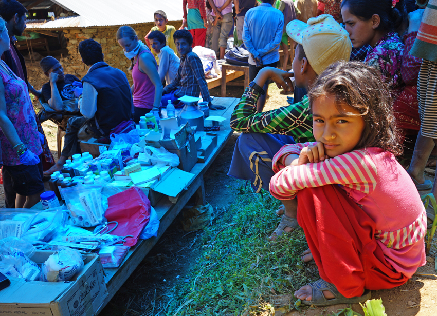 Nepal Earthquake Relief - Medical Tent