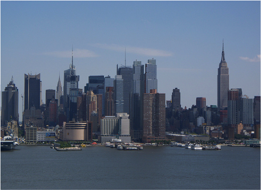 New York City Attractions Skyline