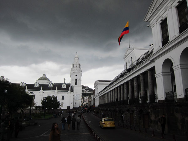 Old Town in Quito, Ecuador