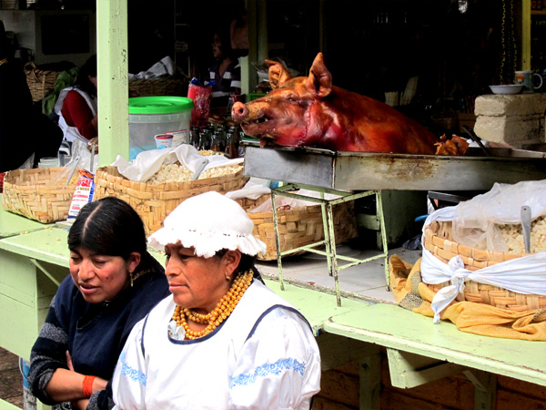 Otavalo Market in Otavalo Ecuador