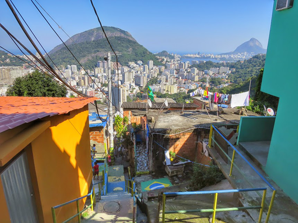 Santa Marta Favela in Rio de Janeiro Brazil