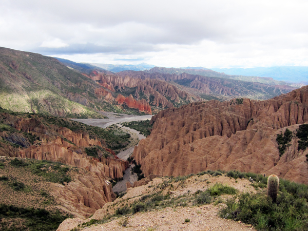 First View Leaving Tupiza on our 4-day Tour to Salar de Uyuni Bolivia