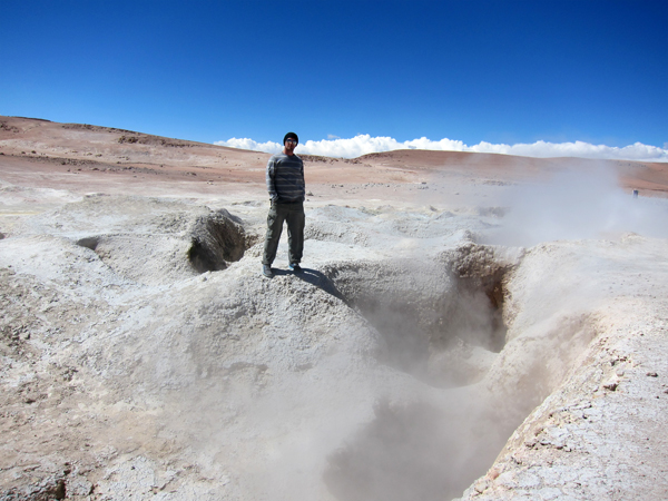 The Geysers of Sol de Mañana on our Salar de Uyuni Tour in Bolivia