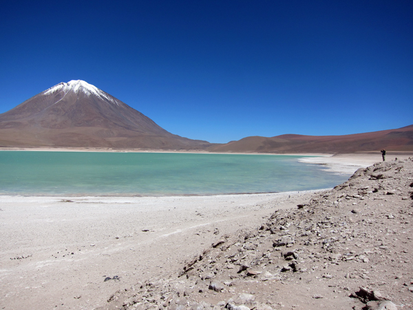 Laguna Verde on our Salar de Uyuni Tour in Bolivia