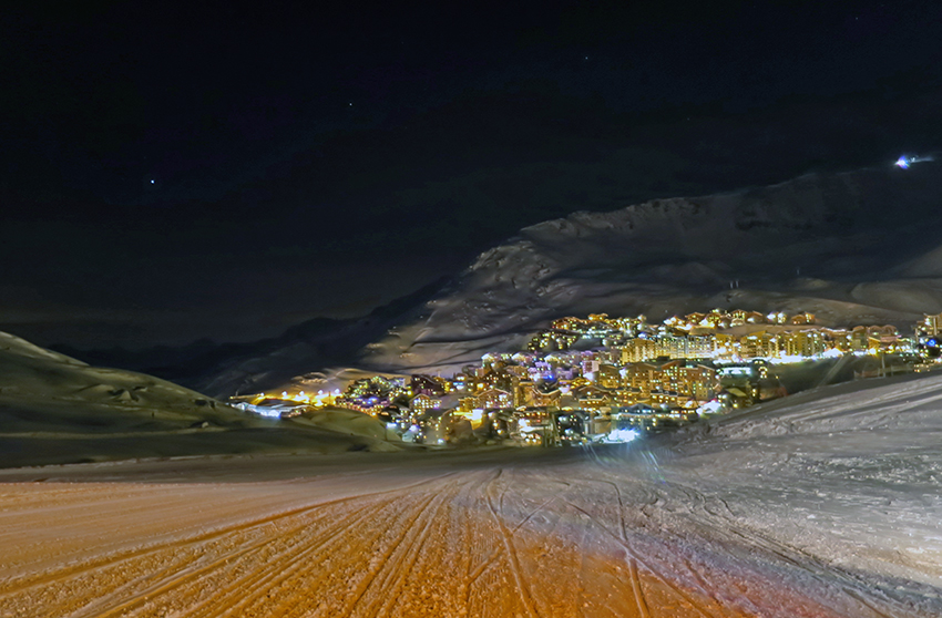 Skiing the French Alps