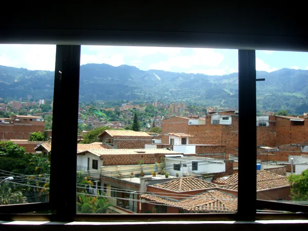 View from My Apartment in Medellin, Colombia