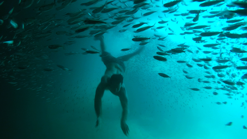 Diving to the Emerald Cave (Morakot Cave) in Thailand