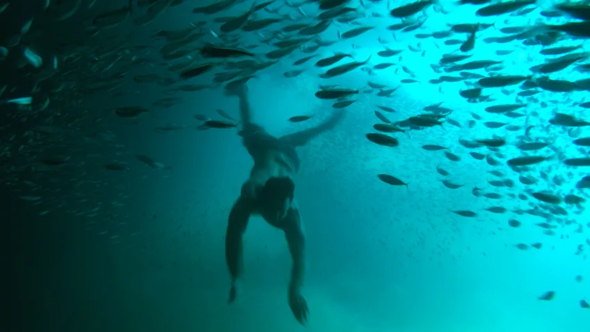 Diving to the Emerald Cave (Morakot Cave) in Thailand