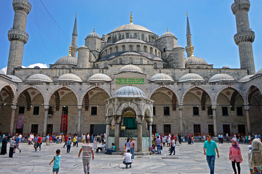 The Blue Mosque in Istanbul Turkey